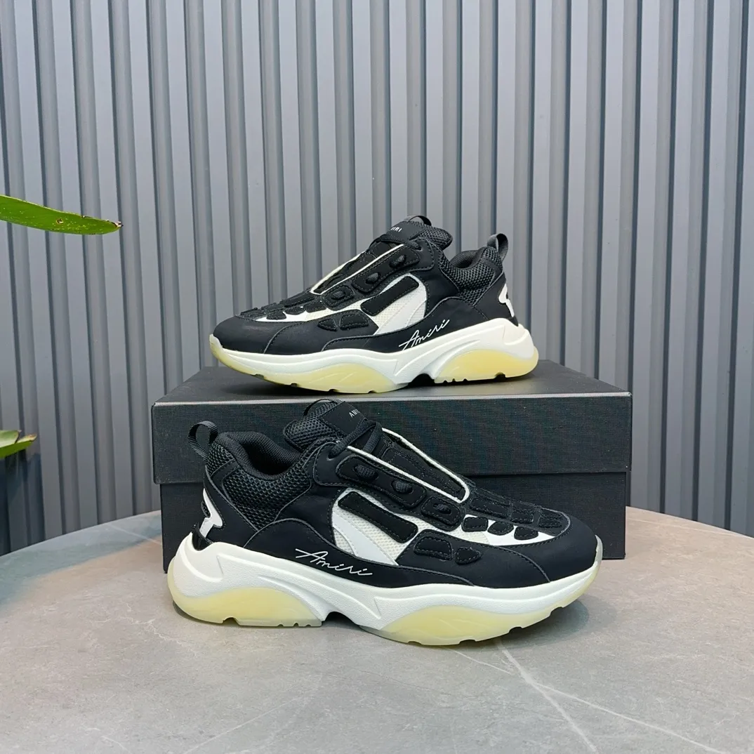 Men's shoes 💰740💰 AMIRI AMIRI fashion brand hot sale 🔥 Available all year round ✅ Official website synchronization Imported fabrics 1⃣️ vs 1⃣️ replica, original factory special original sole, 38-45 (38.45. Non-refundable)